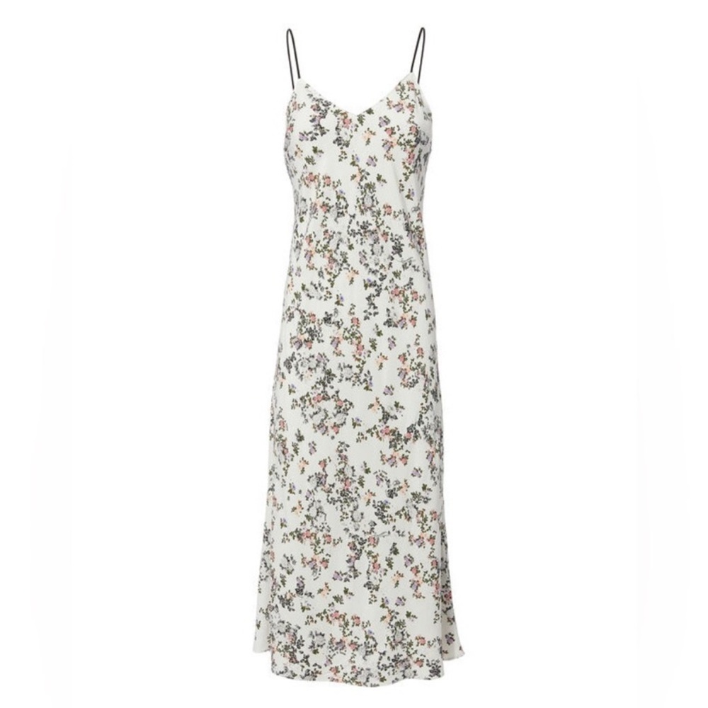 NWT Rag & Bone Astrid Slip Dress in White Garden Floral size 4